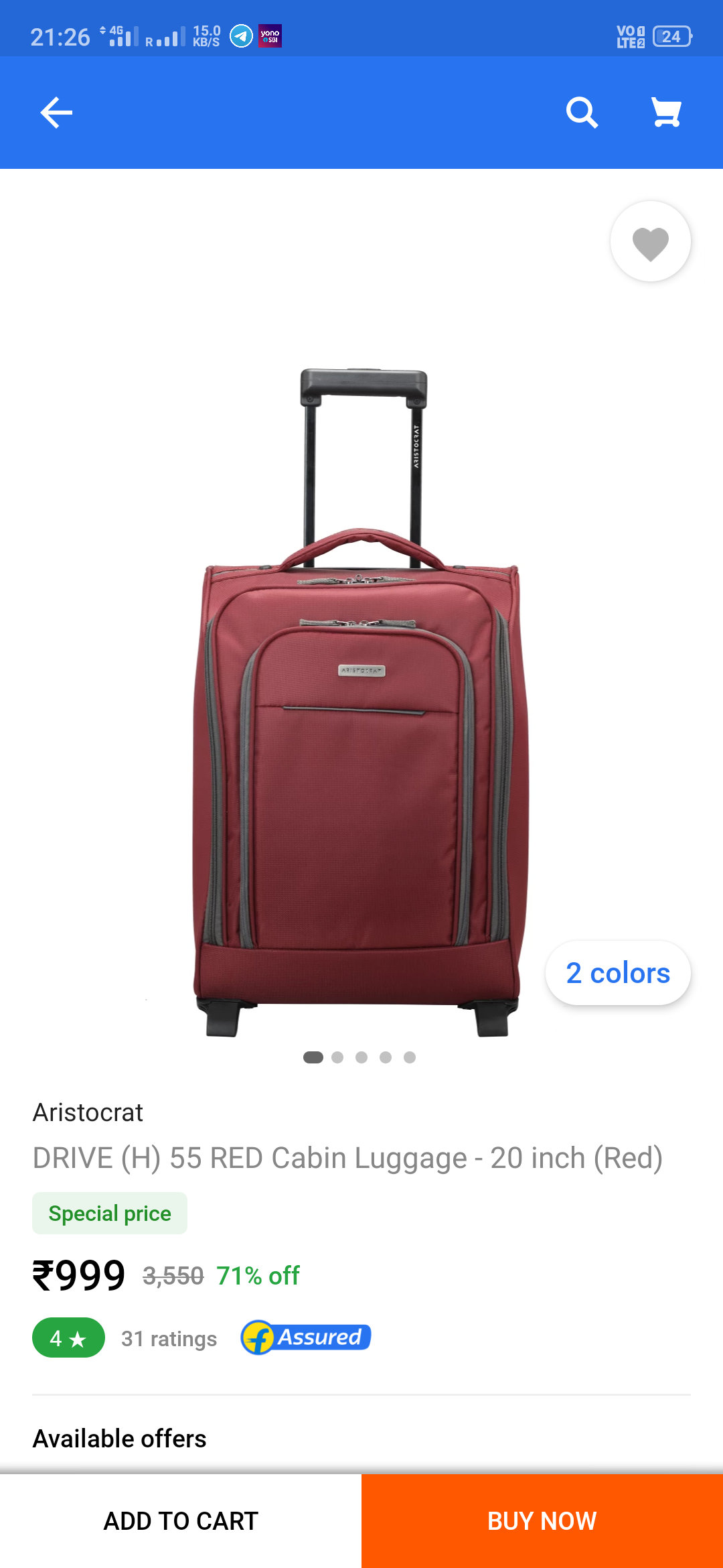 flipkart aristocrat bags