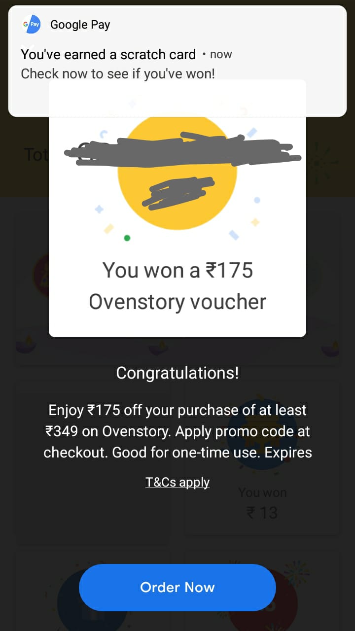 GOOGLE PAY GETTING VOUCHERS ON SENDING MONEY ABOVE 250 DesiDime