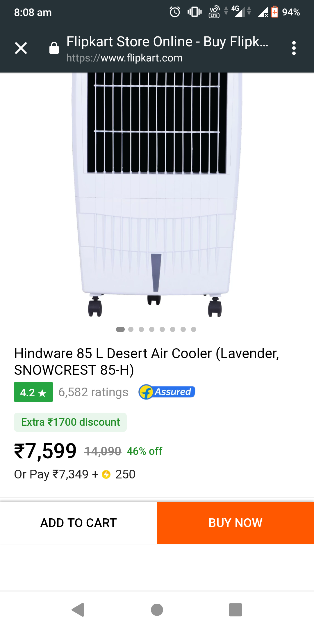 hindware snowcrest 85 h price