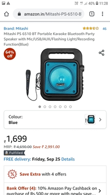 mitashi party speaker