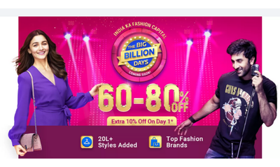 flipkart big billion days sale 2020 offers on fashion products