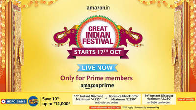 amazon great indian festival sale live now