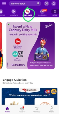 Jio Engage Offer: Invent a New Cadbury Dairy Milk and Win Free 100MB-1GB Data Or One Month Jio Recharge