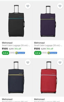 metronaut trolly bag