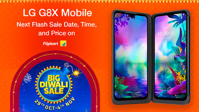 LG G8X Mobile Next Flash Sale Date, Time, and Price on Flipkart Big Diwali Sale