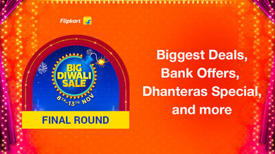Flipkart Big Diwali Sale Final Round: Biggest Deals, Bank Offers, Dhanteras Special, and more
