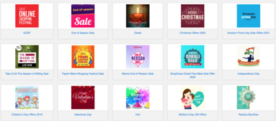 8. Celebrate Festivals and Save too!