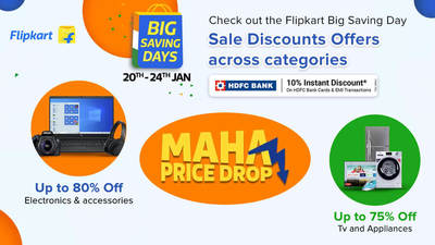 Flipkart Big Saving Days Sale Discounts Offers