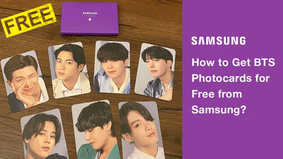 How to Get BTS Photocards for Free from Samsung India?