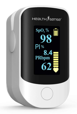 HealthSense Accu-Beat Fingertip Pulse Oximeter