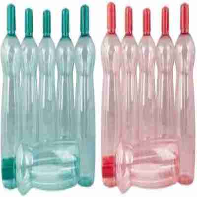 Milton Pacific Red And Green Plastic Fridge Water Bottle Set Of 12 1000 Ml Bottle Pack Of 12 Multicolor Plastic Desidime