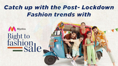 Myntra Right To Fashion Sale.