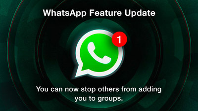 WhatsApp New Feature Update: You can now stop others from adding you to groups.