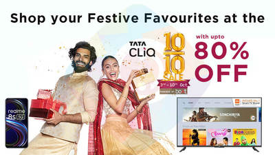Shop your Festive Favourites at the Tata CLiQ Ten on Ten Sale with upto 80% Off