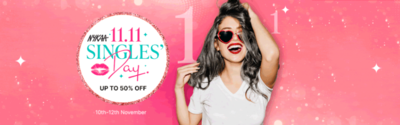 Nykaa 11.11 Singles Day Sale