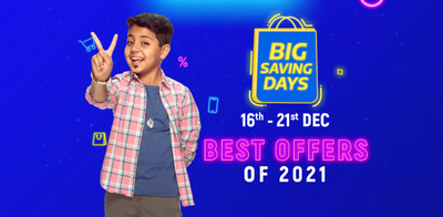 Flipkart Big Saving Days Sale of December 2021 Announced
