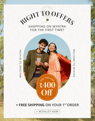 myntra right to offers