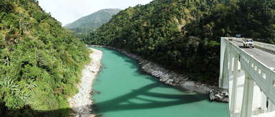 coronation bridge darjeeling height