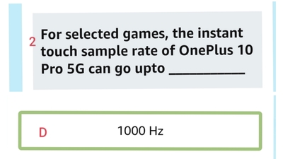One Plus 10 Pro 5g Quiz Desidime