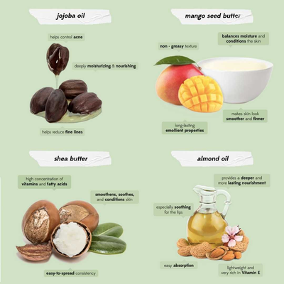 Contents and Ingredients in a lipstick