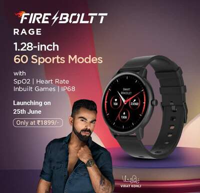 Fire boltt smartwatch rage Clearance