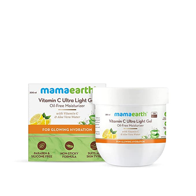 Mamaearth Vitamin C Ultra Light Gel Oil-Free Moisturizer