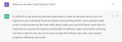 Which are the Best Credit Cards in India?