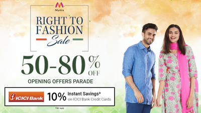Latest Myntra Right to Fashion Sale 2023 : Republic Day Sale