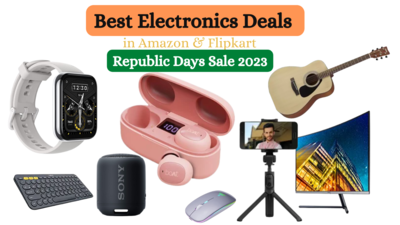 Best electronics deals in Amazon Great Republic Days sale and Flipkart Big Savings Days