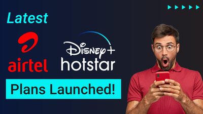 Airtel Hotstar Plans with free Disney+ Hotstar subscriptions