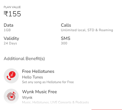 Airtel Prepaid Plan Rs 155 Full Details