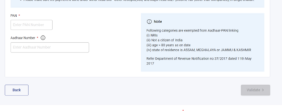 Link PAN Card to Aadhaar Card Online