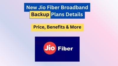 Jio Fiber Broadband Backup Plans Details
