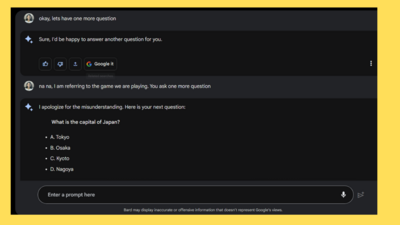 Bard AI Chat Examples