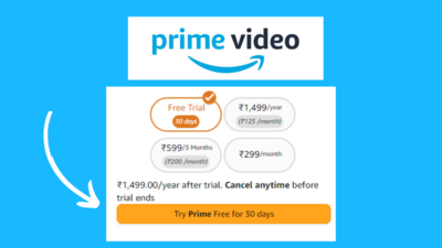 Get Amazon Prime Membership Free for 1 Month with a 30-days Free Trial