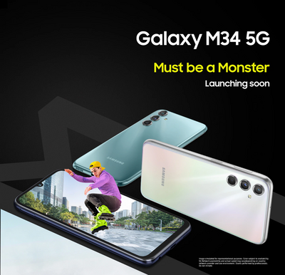 Samsung New Phone Launch: Samsung Galaxy 34 5G