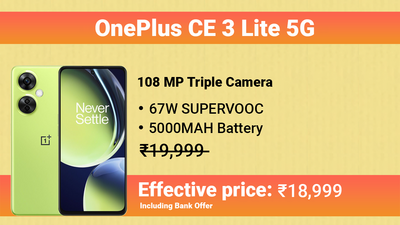 OnePlus Nord CE 3 Lite Discounted Price on Amazon Prime Day 2023