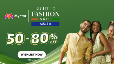 Myntra Right To Fashion Independence Day Sale 2023