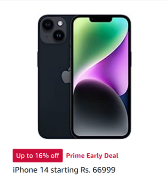 Best iPhone 14 Offer on Amazon with SBI Credit Cards