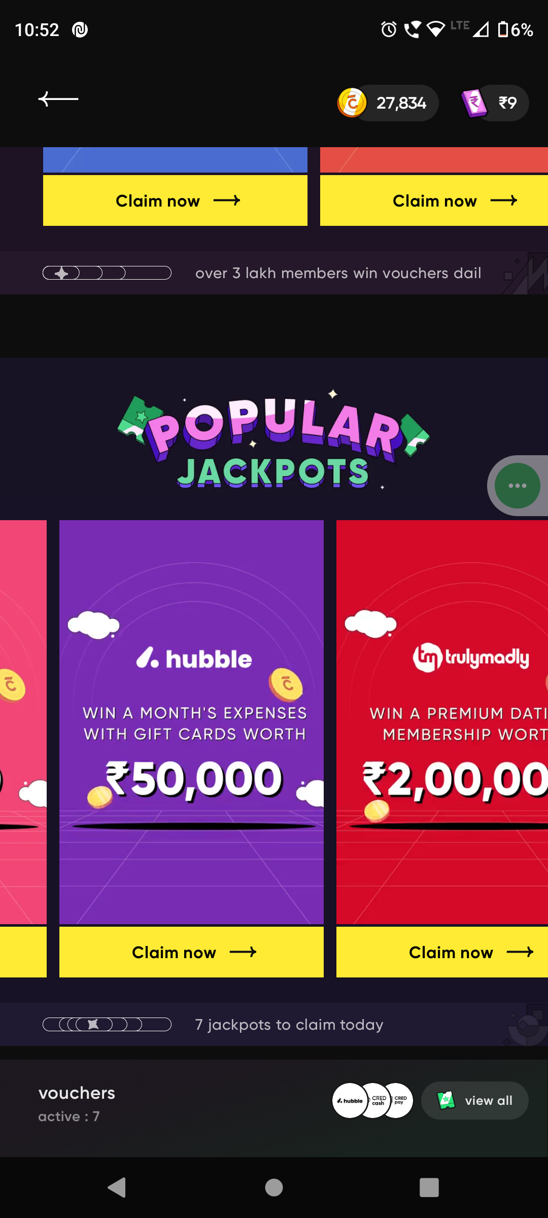 Cred 10 off on swiggy/Zomato gift card (via Hubble) DesiDime