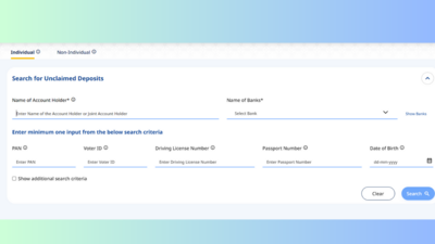 How to check unclaimed deposits on the RBI UDGAM website