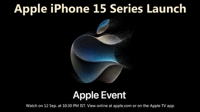 Apple iPhone 15 Series Launch Date in India