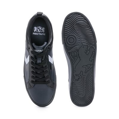 RedTape Men's Black Sneakers
