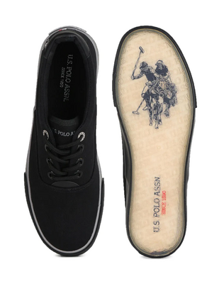U S Polo Assn Men Black Brentt 2.0 Sneakers