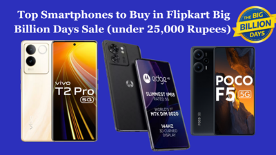 Top Smartphones to Buy in Flipkart Big Billion Days Sale (under 25,000 Rupees)