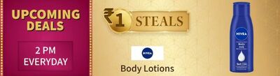 Body Lotion At Rs.1 (Live at 2Pm Today)