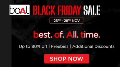 Boat Black Friday Sale 2023
