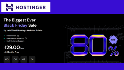 Hostinger Black Friday Sale 2023