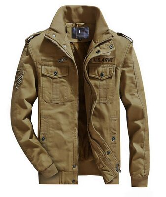 L'MONTE Men's Cotton Winter Jacket Military Style