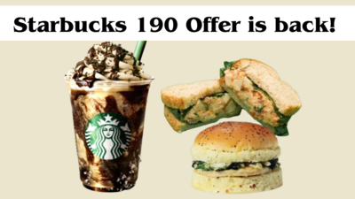 Starbucks 190 offer 2023